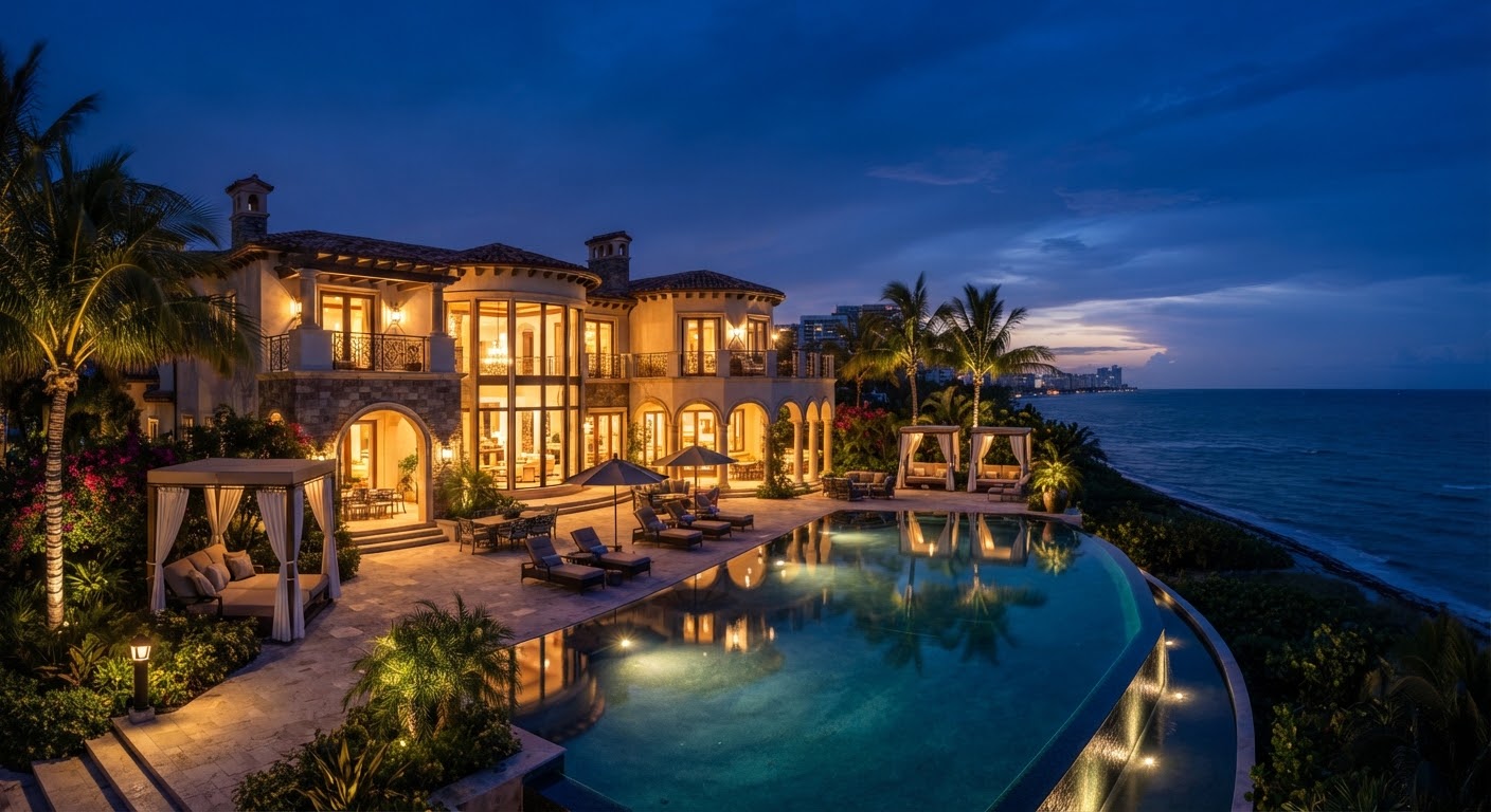 Oceanfront Mediterranean Estate
