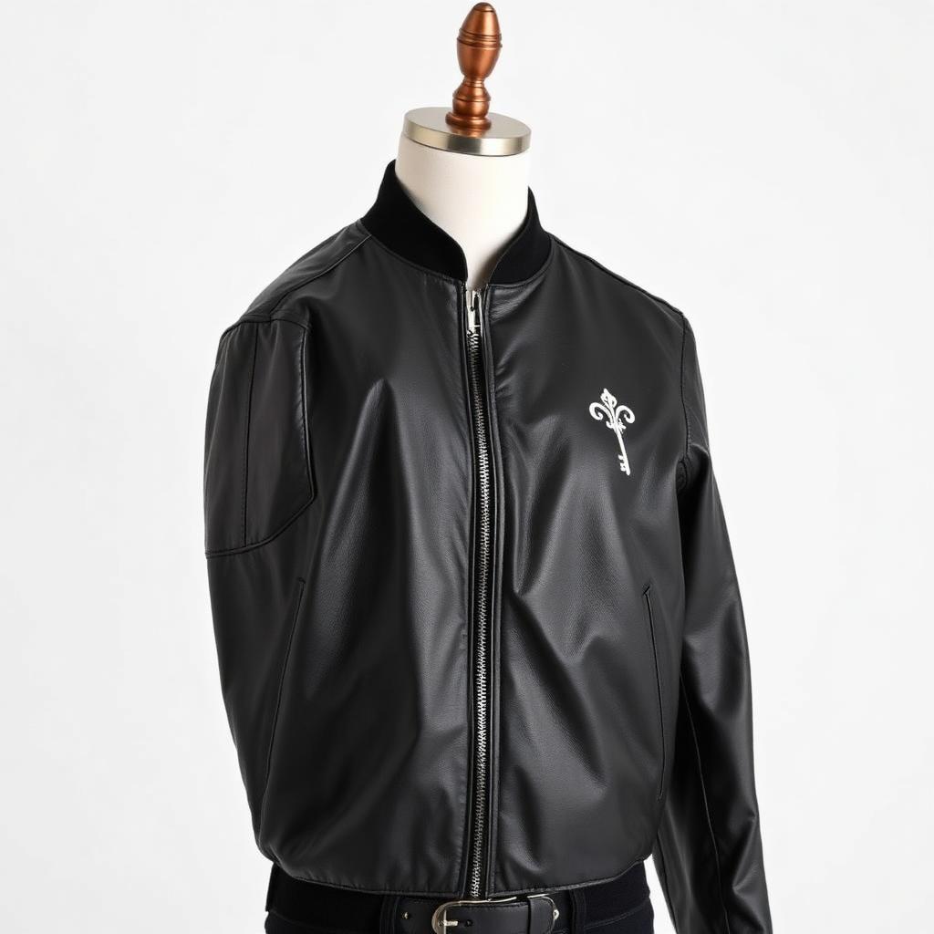 Leather Bomber Jacket